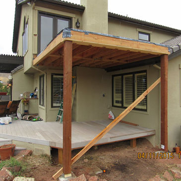 Deck remodeling project by CWHR
